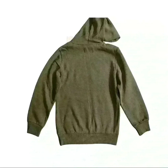 Calvin Klein Big Boys Old School Logo Pullover Hoodie Sequoia M(10/12) - Picture 3 of 9